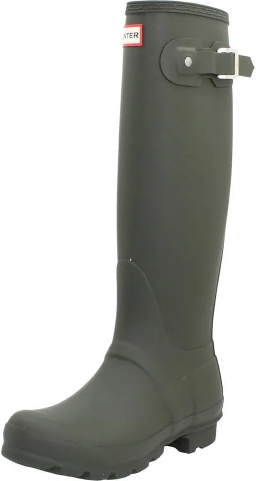 Hunter Ladies’ Original Tall wellingtons in dark olive